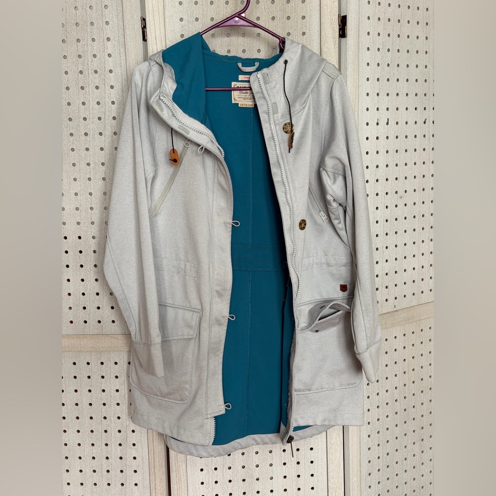 Burton Teal Jacket with White Label